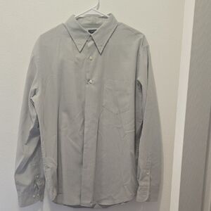 Dockers Light Gray Long Sleeve Shirt